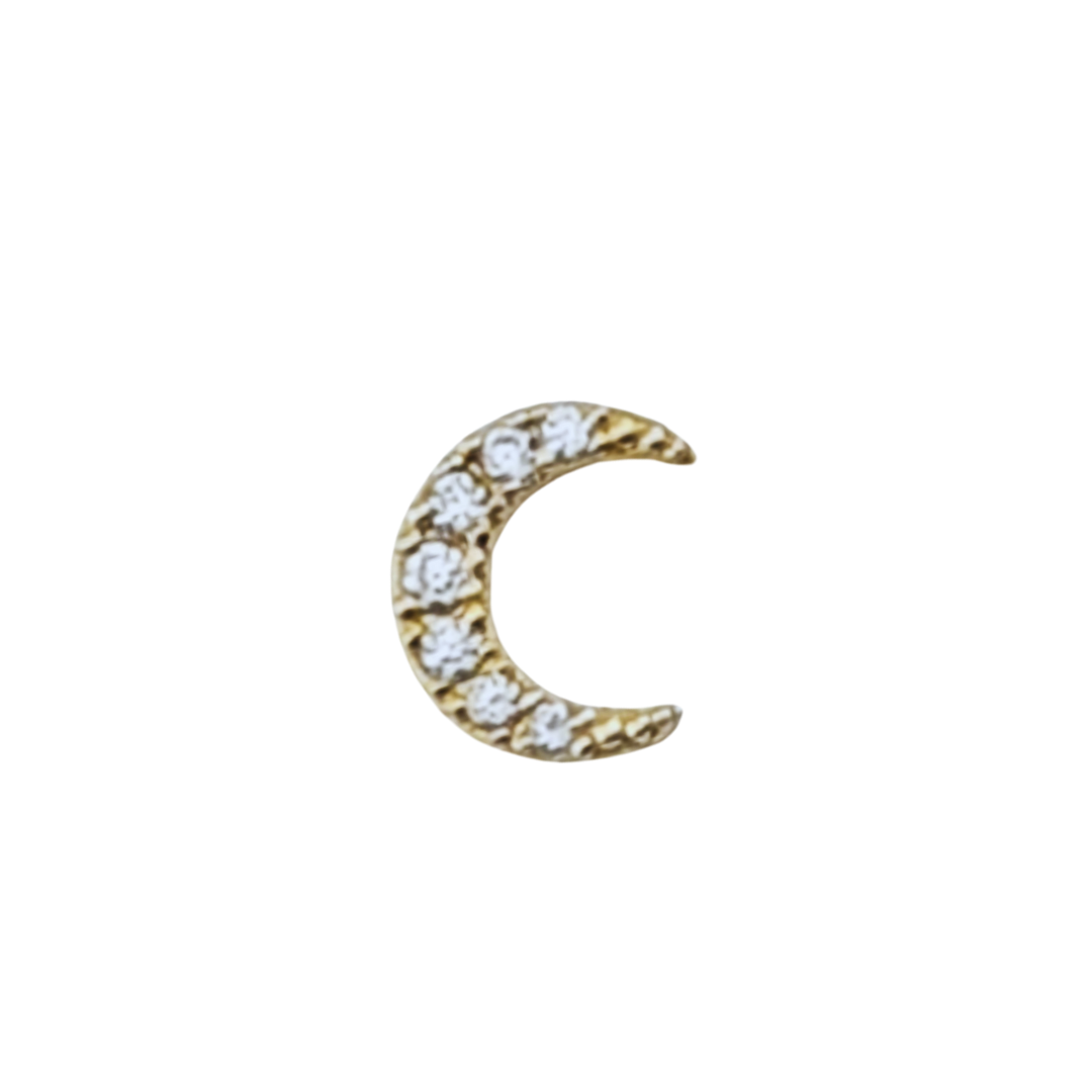 Arete Luna circonias oro