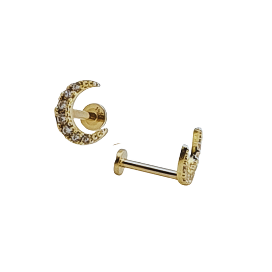 Arete Luna circonias oro