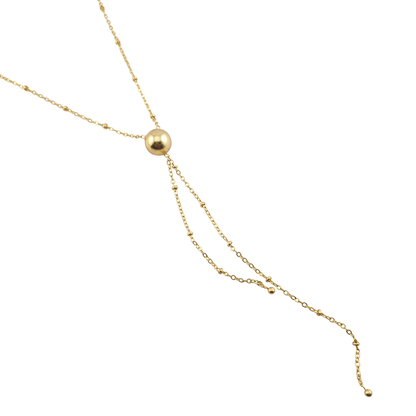 Lariat bola Cadena bolitas