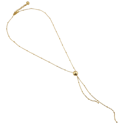 Lariat bola Cadena bolitas