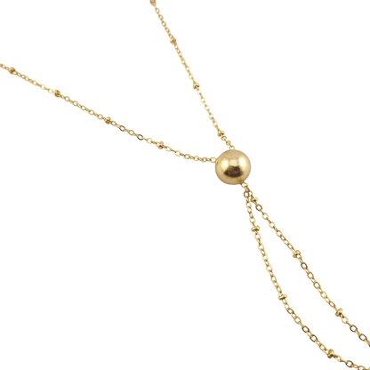 Lariat bola Cadena bolitas