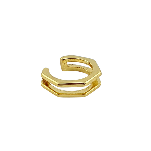 Cuff 2 lineas hexagono