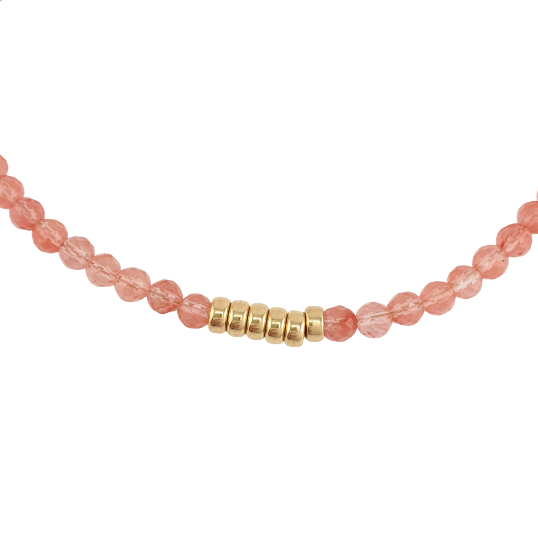 Collar de cristal con 6 donas