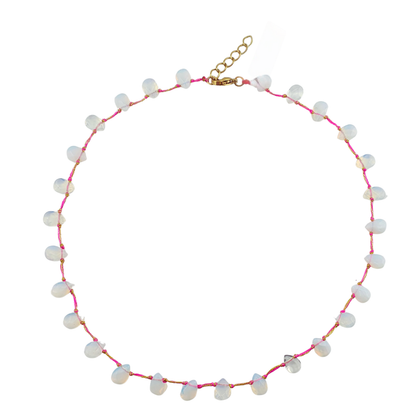 Collar gotas moon stone