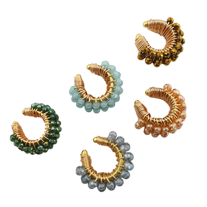 Cuff cristales cuadrado