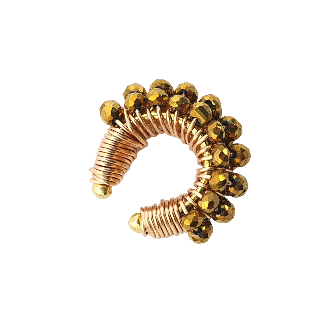 Cuff cristales cuadrado