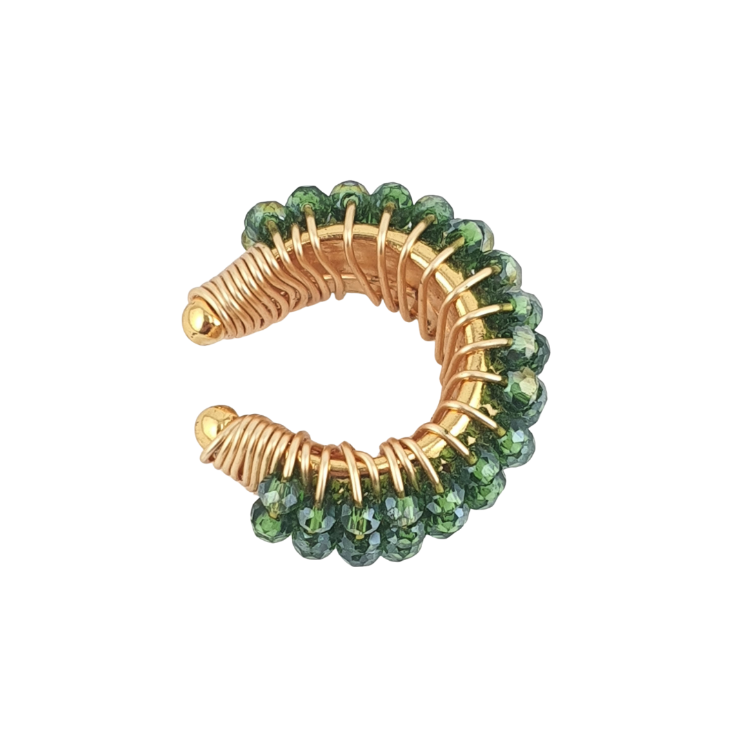 Cuff cristales cuadrado