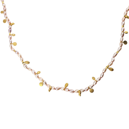 Collar largo perla rio