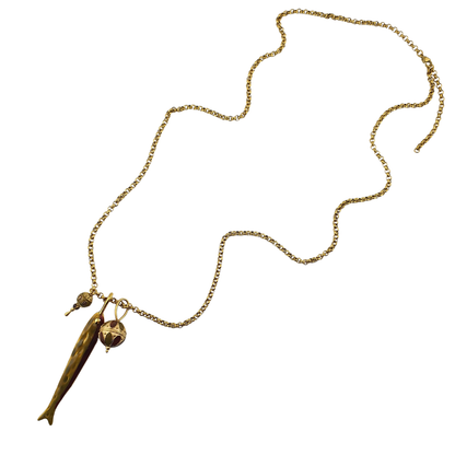 Collar pez 2 sonajas