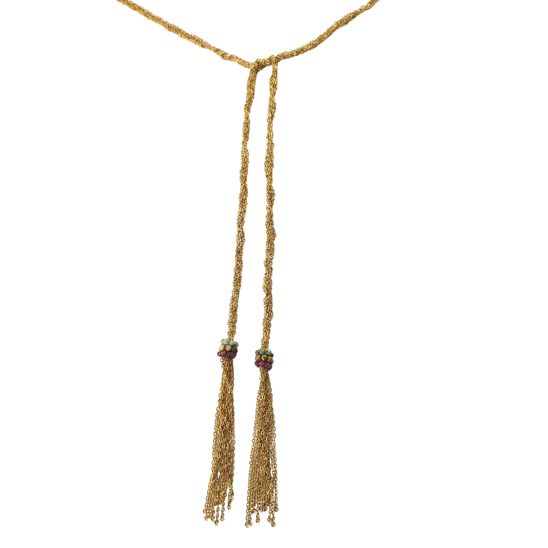 Collar corbatero cadenas