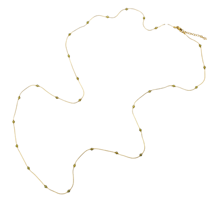 Collar largo cristales 1 tono