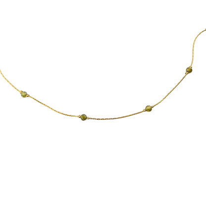 Collar largo cristales 1 tono