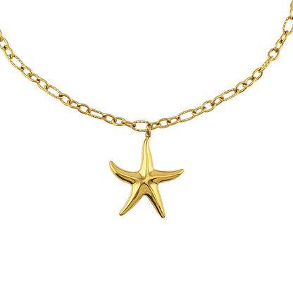 Cadena estrella de mar lisa