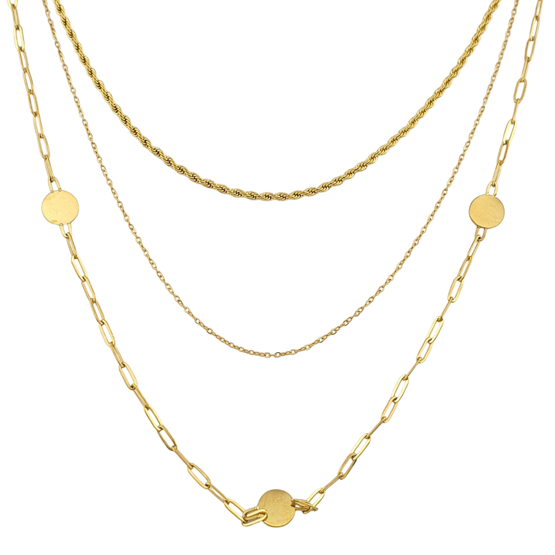 Cadena triple link 3 monedas