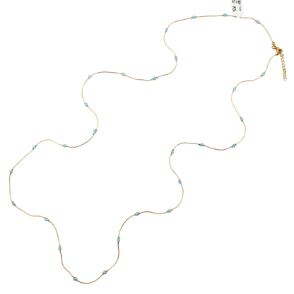 Collar largo cristales 1 tono