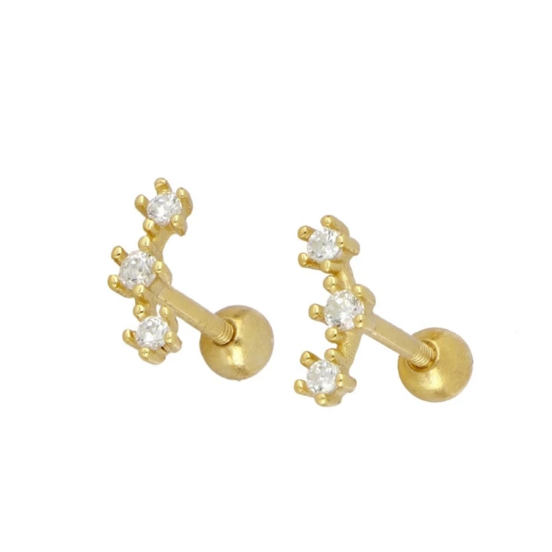 Arete 3 chispas curva bolita