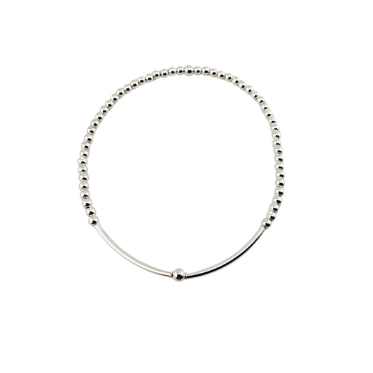 Pulsera bolitas barras bolita