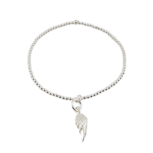 Pulsera bolitas alas