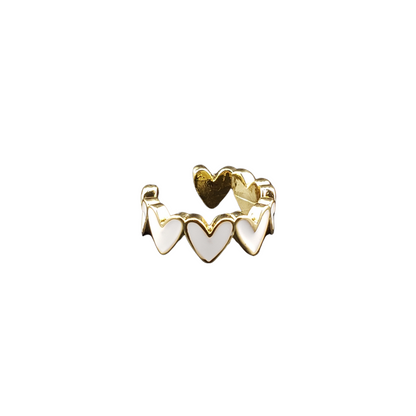 Cuff corazones.