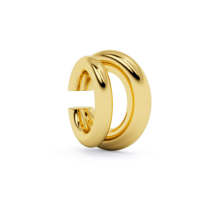 Cuff doble liso med 2 tam brillante