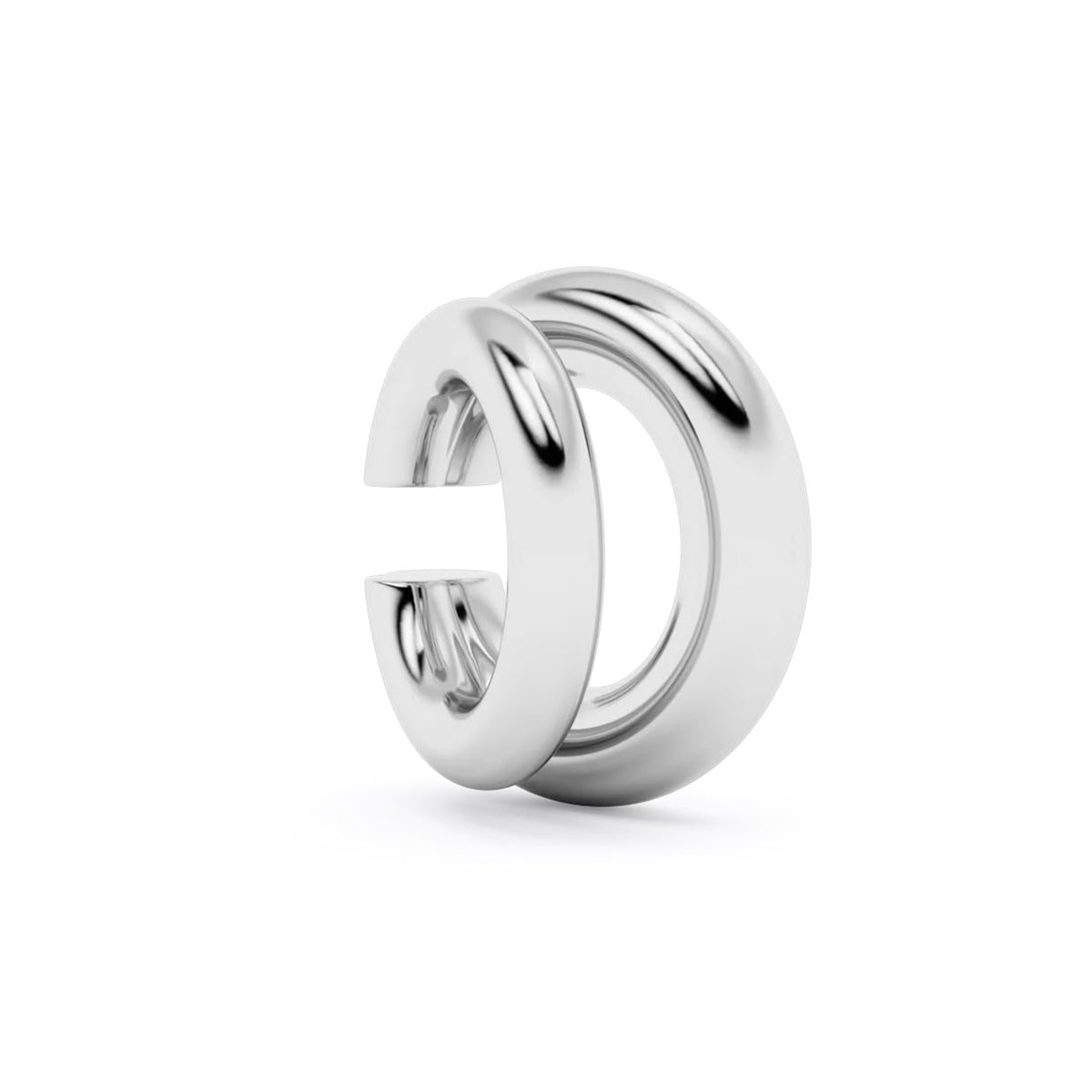 Cuff doble liso med 2 tam brillante