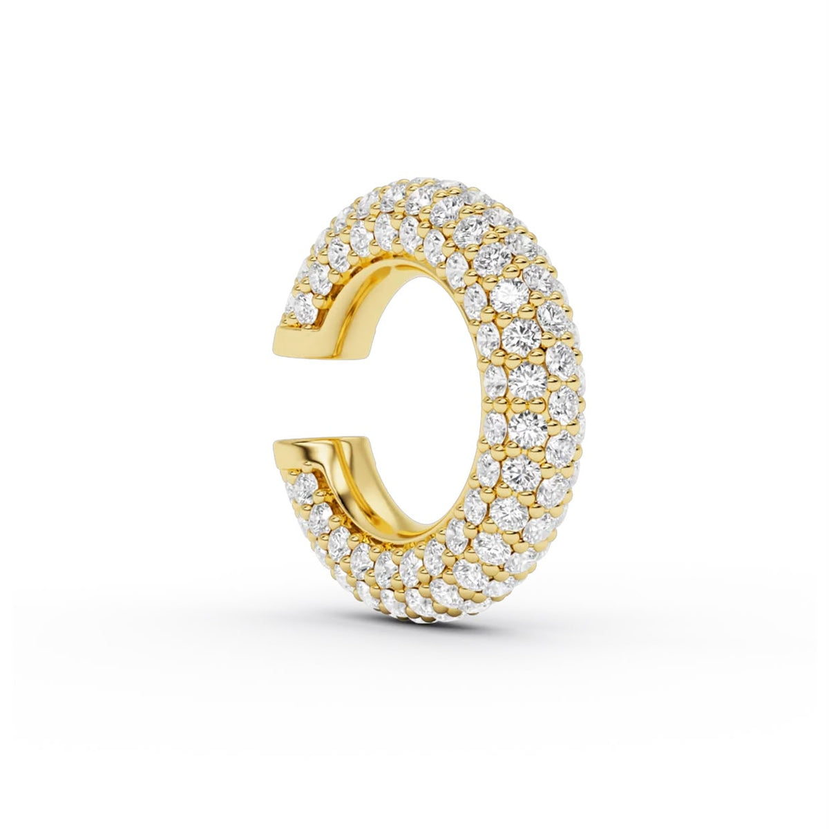 Cuff chunky full circonias y liso
