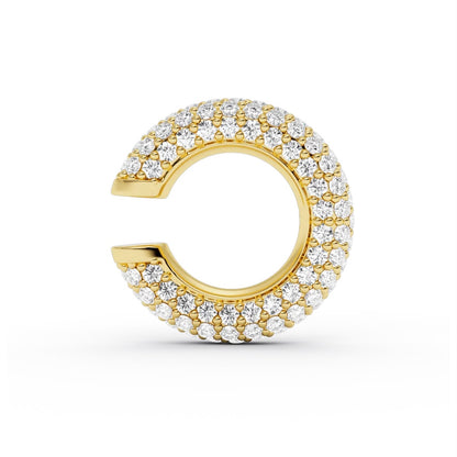 Cuff chunky full circonias y liso