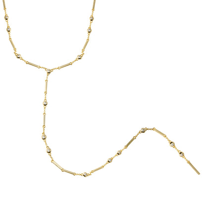 Lariat burbujas y barras circonias