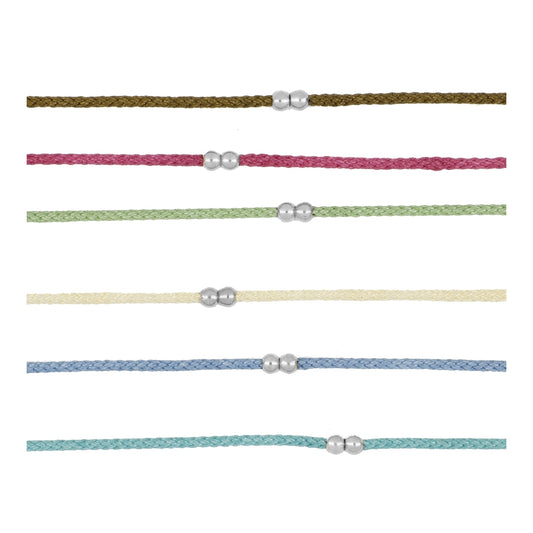 Pulsera hilo y 2 bolas