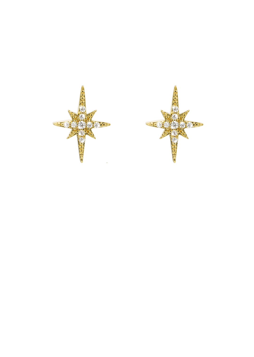 Arete estrella stardust CZ BZ 24k  DO