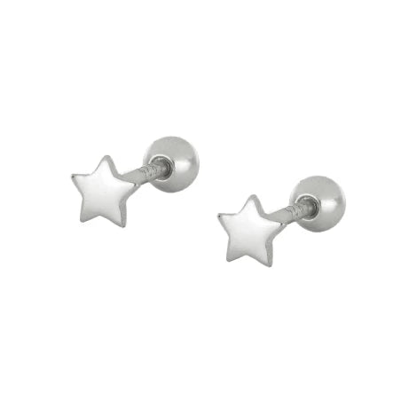Arete estrella lisa.