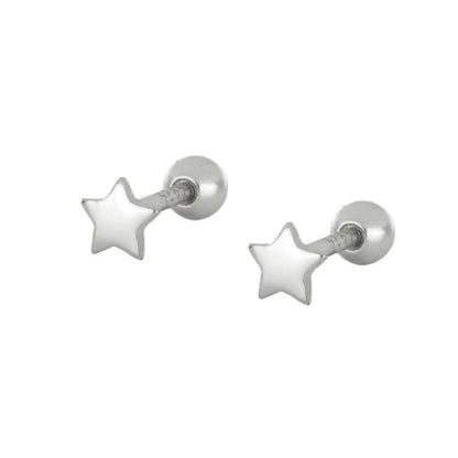 Arete estrella lisa.