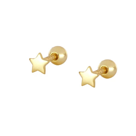Arete estrella lisa.