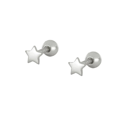 Arete estrella lisa.
