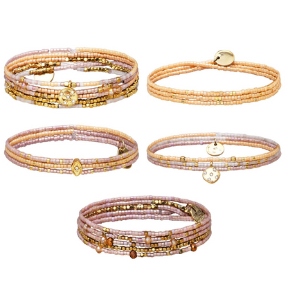 Pulsera 3 vueltas cristales