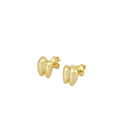 Arete gotas dobles