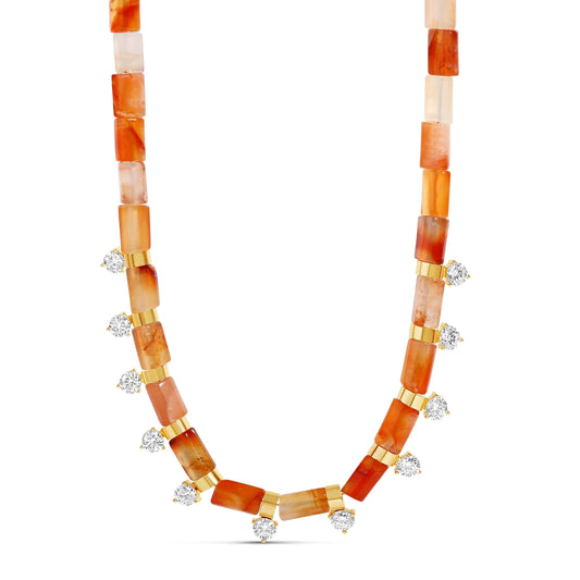 Choker pukka barril carnelina burbuja