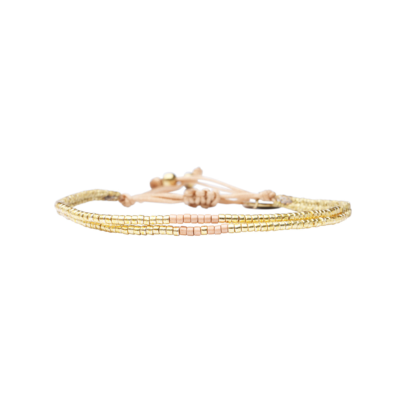 Pulsera 1 linea cristales nude